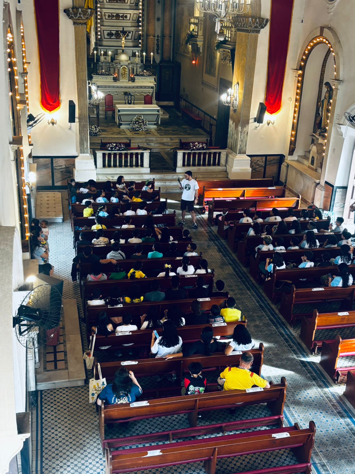 Palestra do projeto Sementes do Arboriza na Paróquia Nossa Senhora da Apresentação